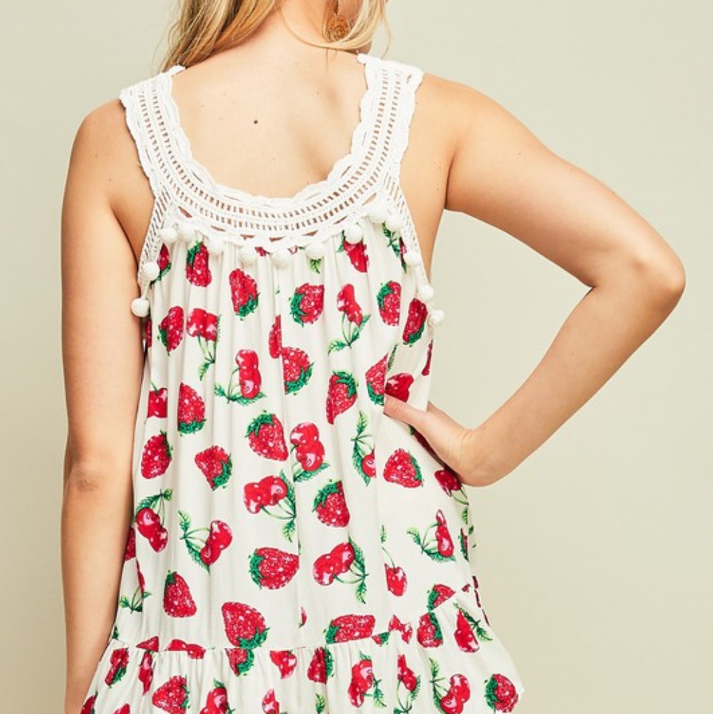 Strawberry Ruffle Top - Picture 6 of 6